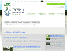 Tablet Screenshot of herenciaambiental.org